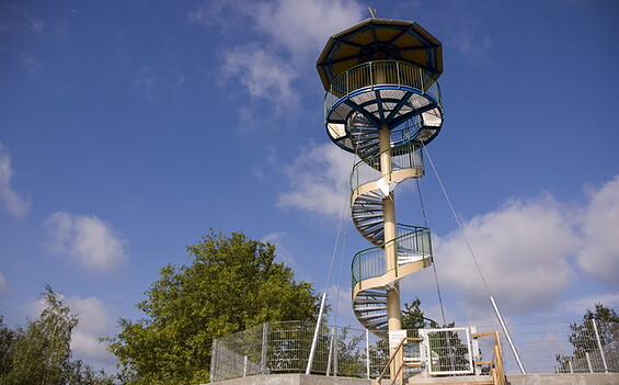Aussichtsturm am Finkenberg in Sielmanns Naturlandschaft Döberitzer Heide, Foto: Tourismusverband Havelland e.V.