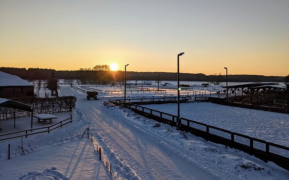 Winterstimmung, Foto: Hans Sachs, Lizenz: Reiter- &amp; Erlebnisbauernhof Groß Briesen