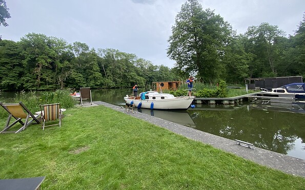 Molchow Waterway Rest Area, Foto: Kira Schwedt, Lizenz: Kira Schwedt