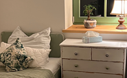Schlafzimmer, Foto: V. Hoppe, Lizenz: Wirtschaftsfördergesellschaft Prignitz mbH