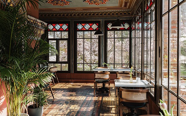 Restaurant Tempelgarten, Foto: Hieu Le, Lizenz: Yu-Mi GmbH - Tempelgarten Restaurant