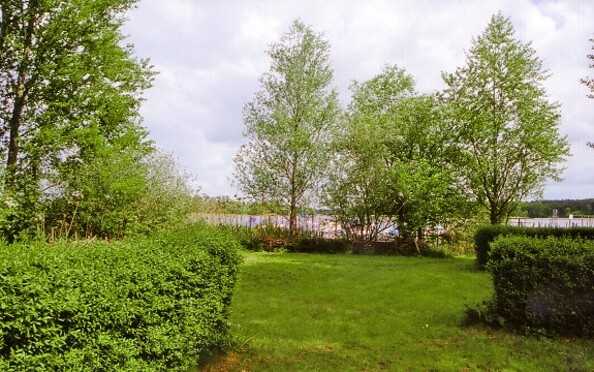 Blick auf die Gruenanlage, Foto: Seecamp "Malge"