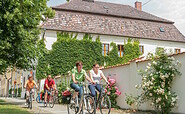 Cyclists in Mühlberg/Elster, Foto: Steffen Lehmann, Lizenz: TMB