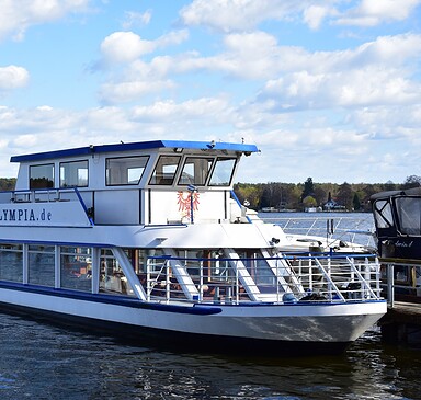 MS Olympia, Foto: Sandra Fonarob, Lizenz: Tourismusverband Dahme-Seenland e.V.