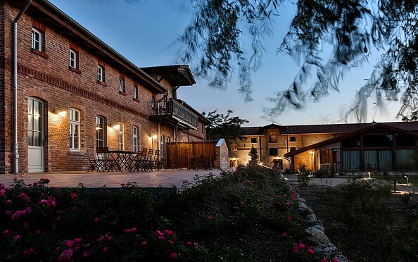 Storchenhof Blumenow - Abendstimmung, Foto: Bryan Reinhard, Lizenz: Storchehhof Blumenow GbR