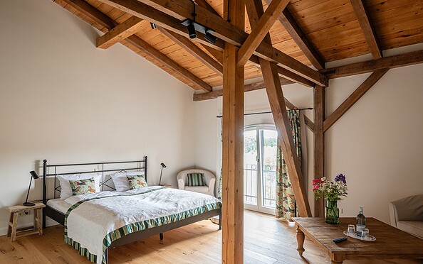 Storchenhof Blumenow - Doppelzimmer Bredereiche, Foto: Bryan Reinhard, Lizenz: Storchehhof Blumenow GbR