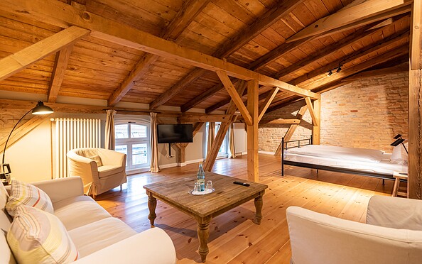 Storchenhof Blumenow - Doppelzimmer Liebenberg, Foto: Bryan Reinhard, Lizenz: Storchehhof Blumenow GbR