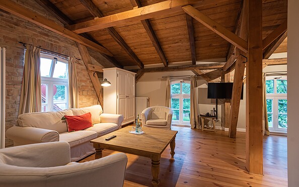 Storchenhof Blumenow - Doppelzimmer Rheinsberg, Foto: Bryan Reinhard, Lizenz: Storchehhof Blumenow GbR