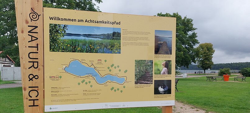 Der Achtsamkeitspfad „Natur & Ich“ um den Wutzsee in Lindow (Mark)