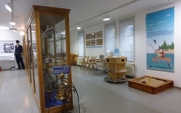 Binnenschifffahrts-Museum Oderberg - Ausstellungsraum Modellsammlung, Foto: Binnenschifffahrts-Museum Oderberg, Lizenz: Binnenschifffahrts-Museum Oderberg