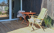 Terrasse der Datsche am Haussee Wolfshagen, Foto: Beike