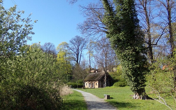 Gutspark Petzow - Waschhaus, Foto: Elke Schmiele