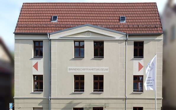 Das Museumsgebäude von außen, Foto: Binnenschifffahrts-Museum Oderberg, Lizenz: Binnenschifffahrts-Museum Oderberg