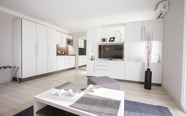 Beispiel Koch-Wohnbereich, Foto: Nico Thäle, Lizenz: Lausitzer Seenland Apartmenthaus uG