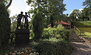 Skulptur im Schosspark Bad Freienwalde, Foto: Steffen Herre