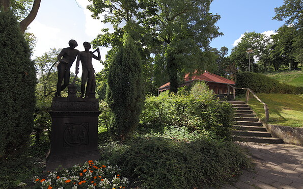 Skulptur im Schosspark Bad Freienwalde, Foto: Steffen Herre