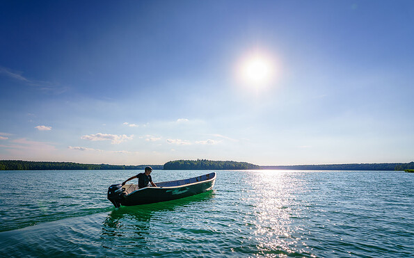 Fischen auf dem Stechlinsee, Foto: REGiO-Nord mbH