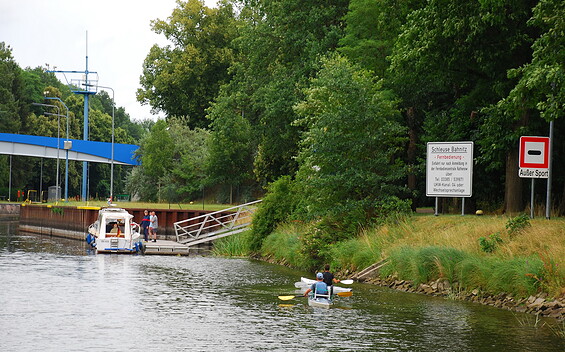 Schleuse Bahnitz, Foto: Tourismusverband Havelland e.V.