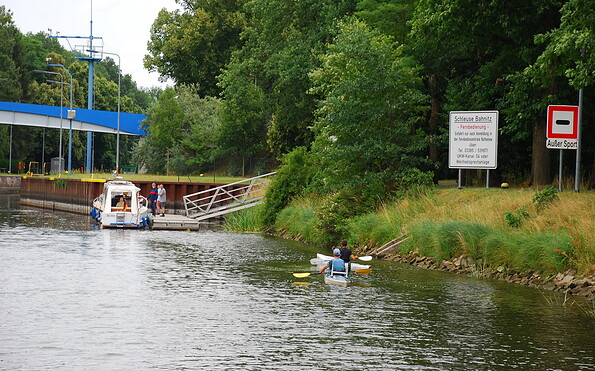 Schleuse Bahnitz, Foto: Tourismusverband Havelland e.V.