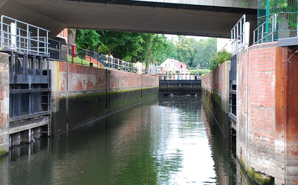 Stadtschleuse Rathenow, Foto: Tourismusverband Havelland e.V.