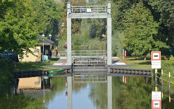 Sportbootschleuse Brandenburg, Foto: WSA Brandenburg