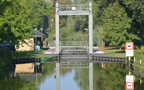 Sportbootschleuse Brandenburg, Foto: WSA Brandenburg