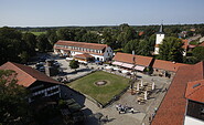 Schloss Diedersdorf von oben, Foto:  Schloss Diedersdorf