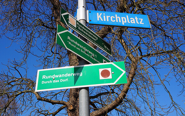 Rundwanderwege ums Diedersdorfer Schloss, Foto: Tourismusverband Fläming e.V.