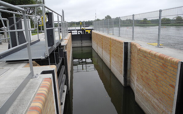 Kahnschleuse Bahnitz, Foto: Heiner Schäfer
