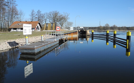 Kahnschleuse Bahnitz, Foto: Heiner Schäfer