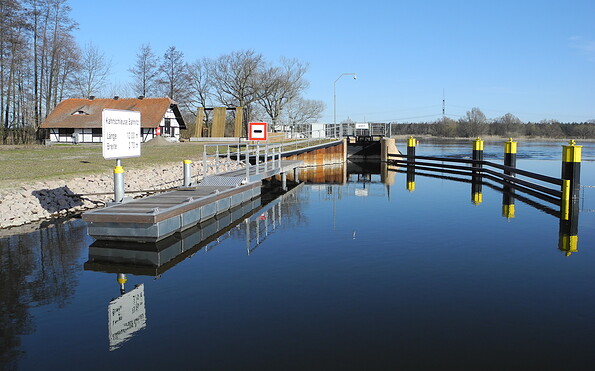 Kahnschleuse Bahnitz, Foto: Heiner Schäfer
