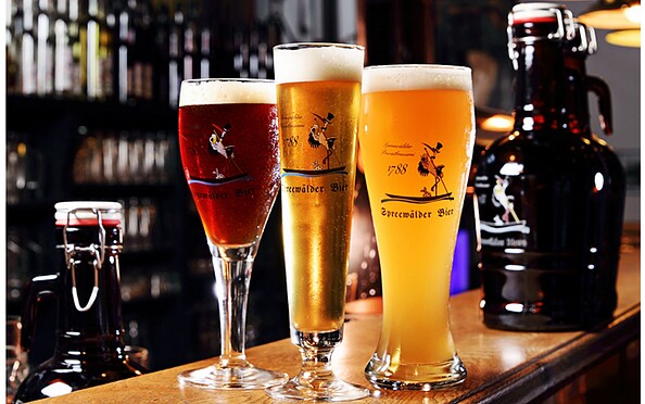 Brauereiprodukte der Brauerei Resort Seinerzeit, Foto: Katharina Grottker