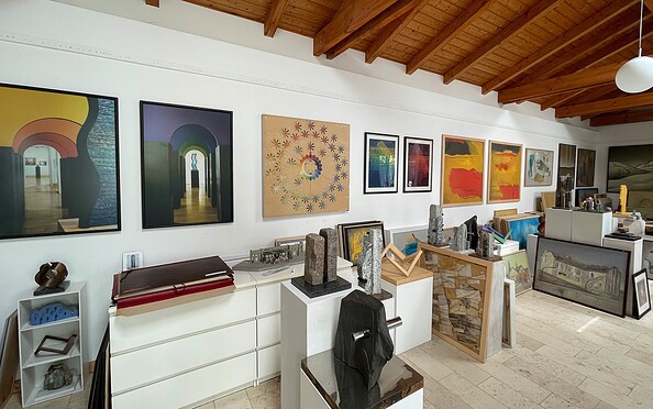 Atelier Lothar Gericke in Sophienstädt, Foto: Lothar Gericke, Foto: Annette Felies-Gericke, Lizenz: Annette Felies-Gericke