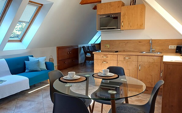 Wohn- Essbereich_2, Foto: Rebecca Elzner, Lizenz: Ferienwohnung-Liefeldt GbR