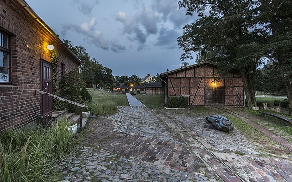 Museumsdorf Baruther Gashütte - Abendstimmung, Foto: Michel Klehn, Lizenz: Michel Klehn