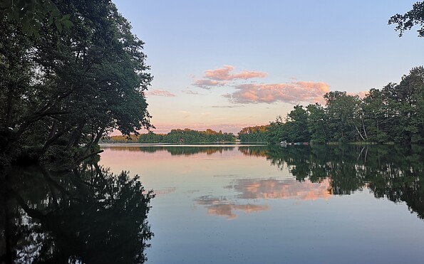 Abendstimmung am Wildwood Camping Uckermark, Foto: Merith Sommer, Lizenz: TMU GmbH