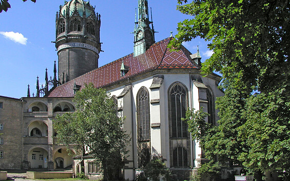 Schlosskirche Wittenberg , Foto: J.Winkelmann, Lizenz: © WittenbergKultur e.V.