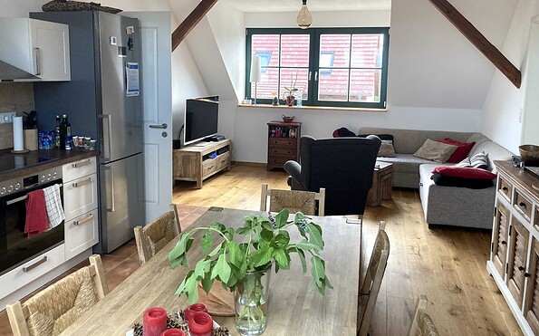 Wohn-/Essbereich Ferienwohnung Imkerei Grune, Foto: Christian Grune, Lizenz: Christian Grune