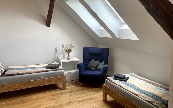 Schlafzimmer Ferienwohnung Imkerei Grune, Foto: Christian Grune, Lizenz: Christian Grune