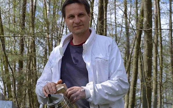 Bioland Imker Christian Grune, Foto: Christian Grune, Lizenz: Christian Grune