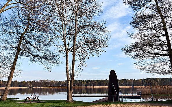 Swimming area at the youth hostel, Foto: Sandra Fonarob, Lizenz: Tourismusverband Dahme-Seenland e.V.