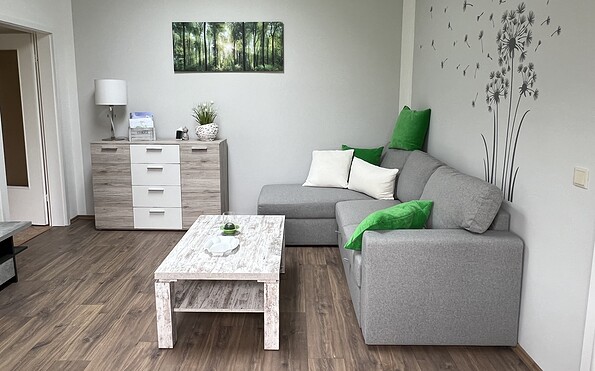 Ferienhaus Im Grünen - Wohnzimmer, Foto: Diana Harm, Lizenz: Diana Harm