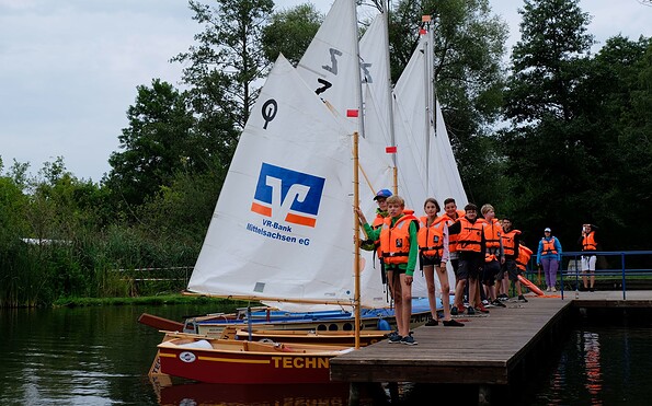 Spreewald-Segelschule am Köthener See, Foto:  Nils Tiebel, Lizenz: Spreewald-Segelschule