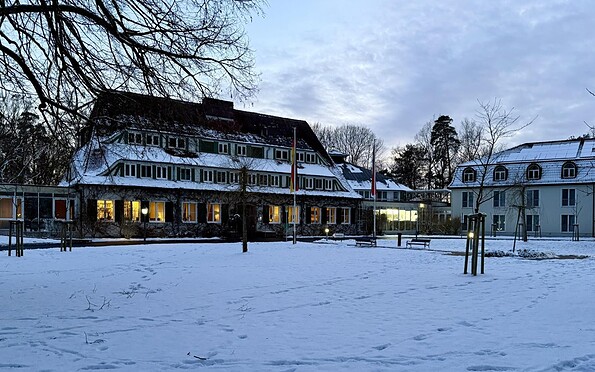 Hotel Döllnsee-Schorfheide im Winter, Foto: Hotel Döllnsee GmbH &amp; Co. KG, Lizenz: Hotel Döllnsee GmbH &amp; Co. KG