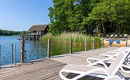 Badehaus mit Steg und Strand, Foto: Jones Art, Lizenz: Hotel Döllnsee GmbH &amp; Co. KG