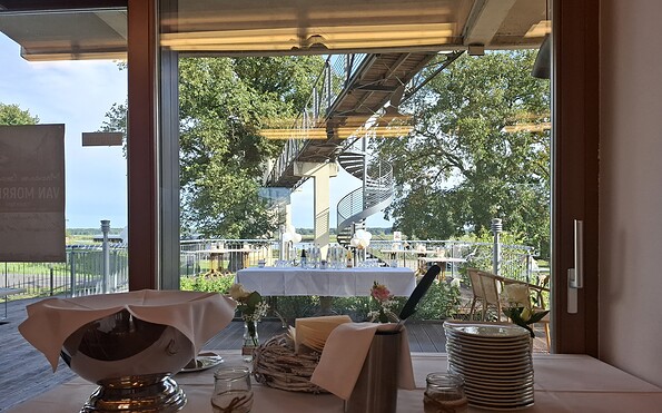 Blick auf die Terrasse, Foto: Anna Tille