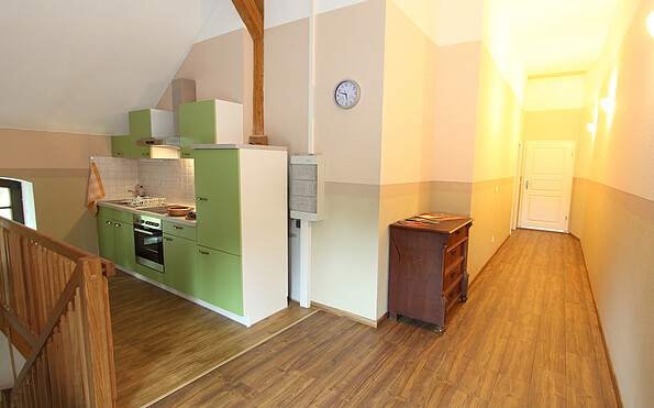 große Ferienwohnung "Schöne Aussicht" Küchenzeile Diele , Foto: Ronald Mundzeck, Lizenz: Andrea Frick