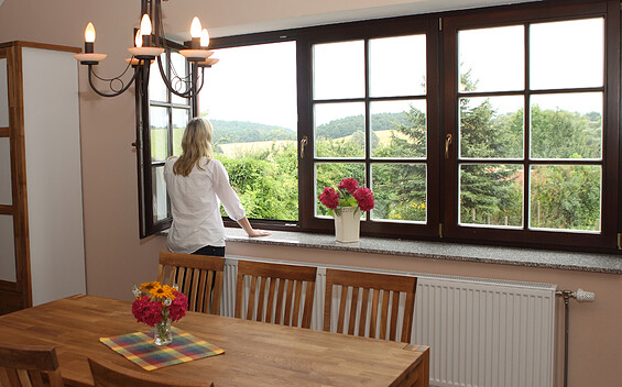 große Ferienwohnung "Zur schönen Aussicht" Ausblick in die Weite  , Foto: Ronald Mundzeck, Lizenz: Andrea Frick