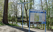 Information board Schenkendorf Jetty, Foto: Sandra Fonarob, Lizenz: Tourismusverband Dahme-Seenland e.V.