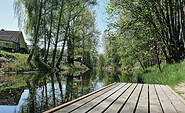Steg des Stadtanlegers Mittenwalde, Foto: Sandra Fonarob, Lizenz: Tourismusverband Dahme-Seenland e.V.
